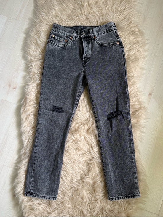Levi's Denim - Levi's 501 100% Cotton Black Washed Jeans